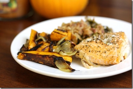 salmon dinner