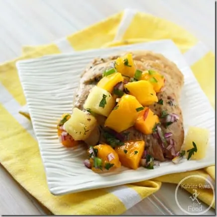 chicken mango salsa~