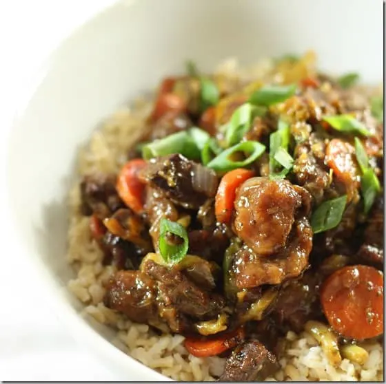 orange beef
