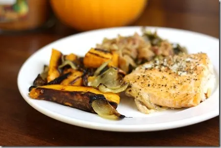 salmon dinner