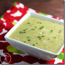 ~ginger zucchini soup