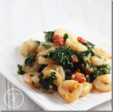 shrimp kale