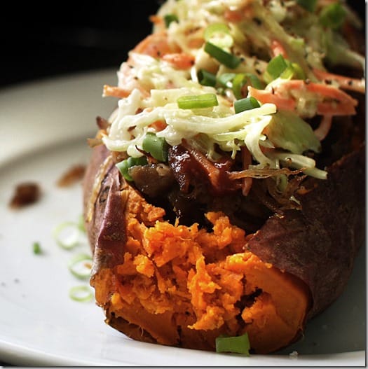 bbq sweet potato~close