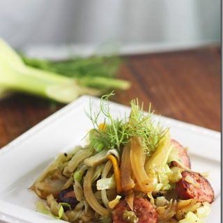 Fennel and Sausage Stir Fry
