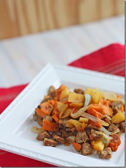 Sausage Apple Paleo Breakfast Scramble