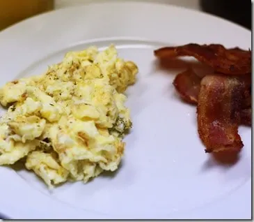 eggs bacon