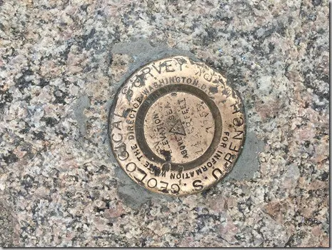 Mt. Evans summit marker