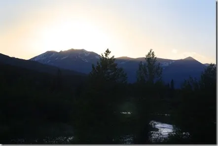 St. Mary lake sunset ~