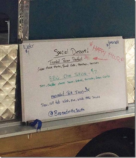 braised in the south menu