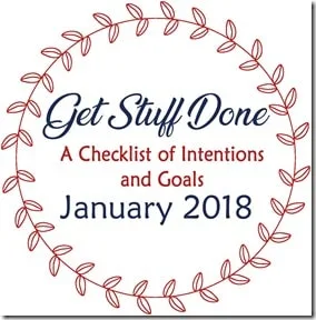 2018 Get Stuff Done January