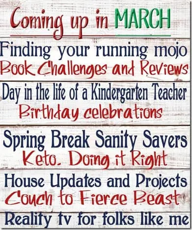 Coming up March