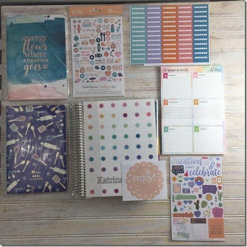 Erin Condren Life Planner, Menu Planner