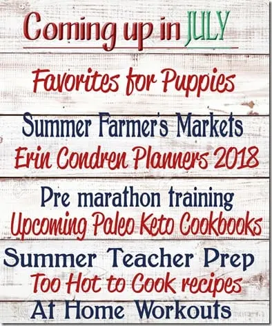 Coming up july